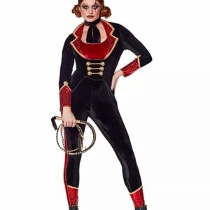 Spirit Black and Red Ringmaster Costume